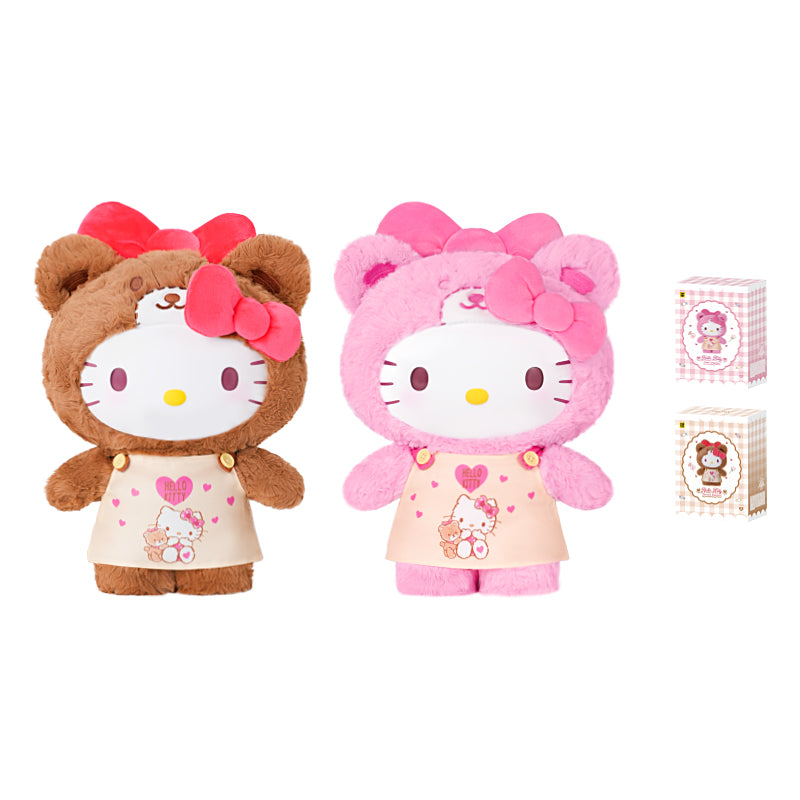 Hello Kitty Peach & Caramel Pajamas Series Plush Gift Figure 15inch