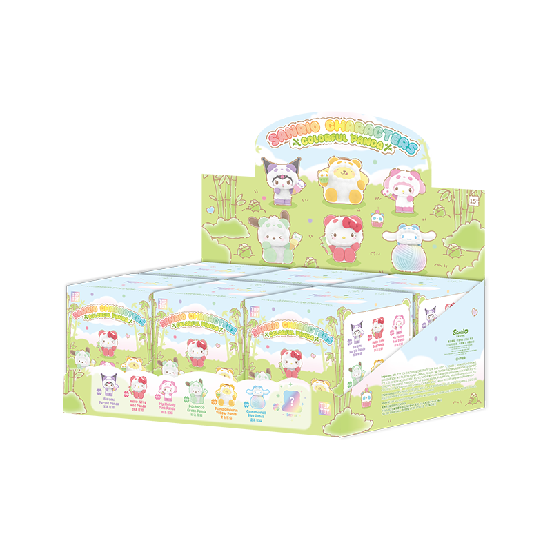 Sanrio characters Colorful Panda Series Figures Blind Box