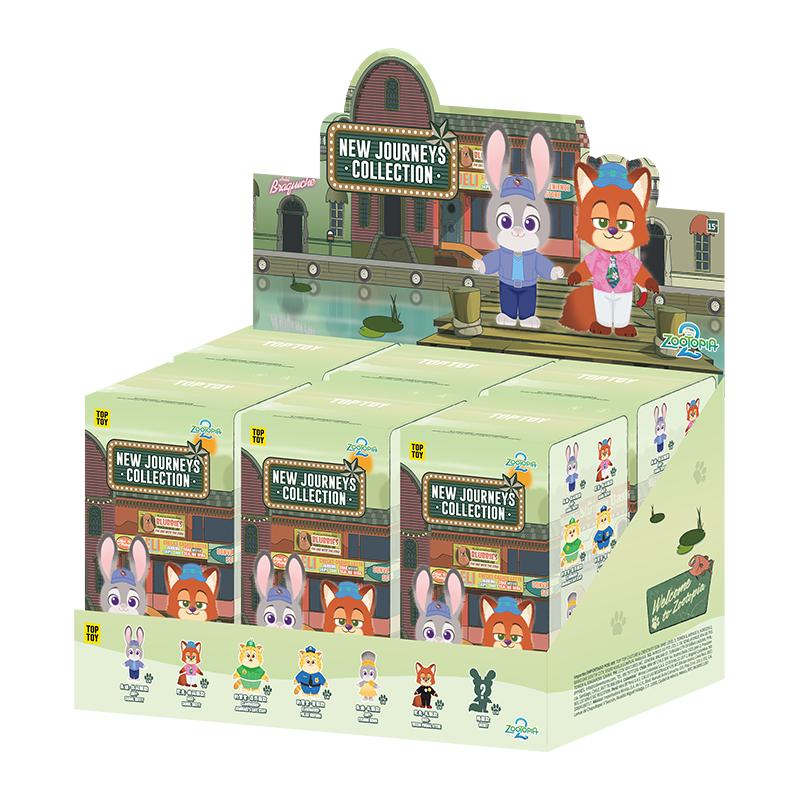 ZOOTOPIA 2 New Journey Series ตุ๊กตาพวงกุญแจกล่องตาบอด