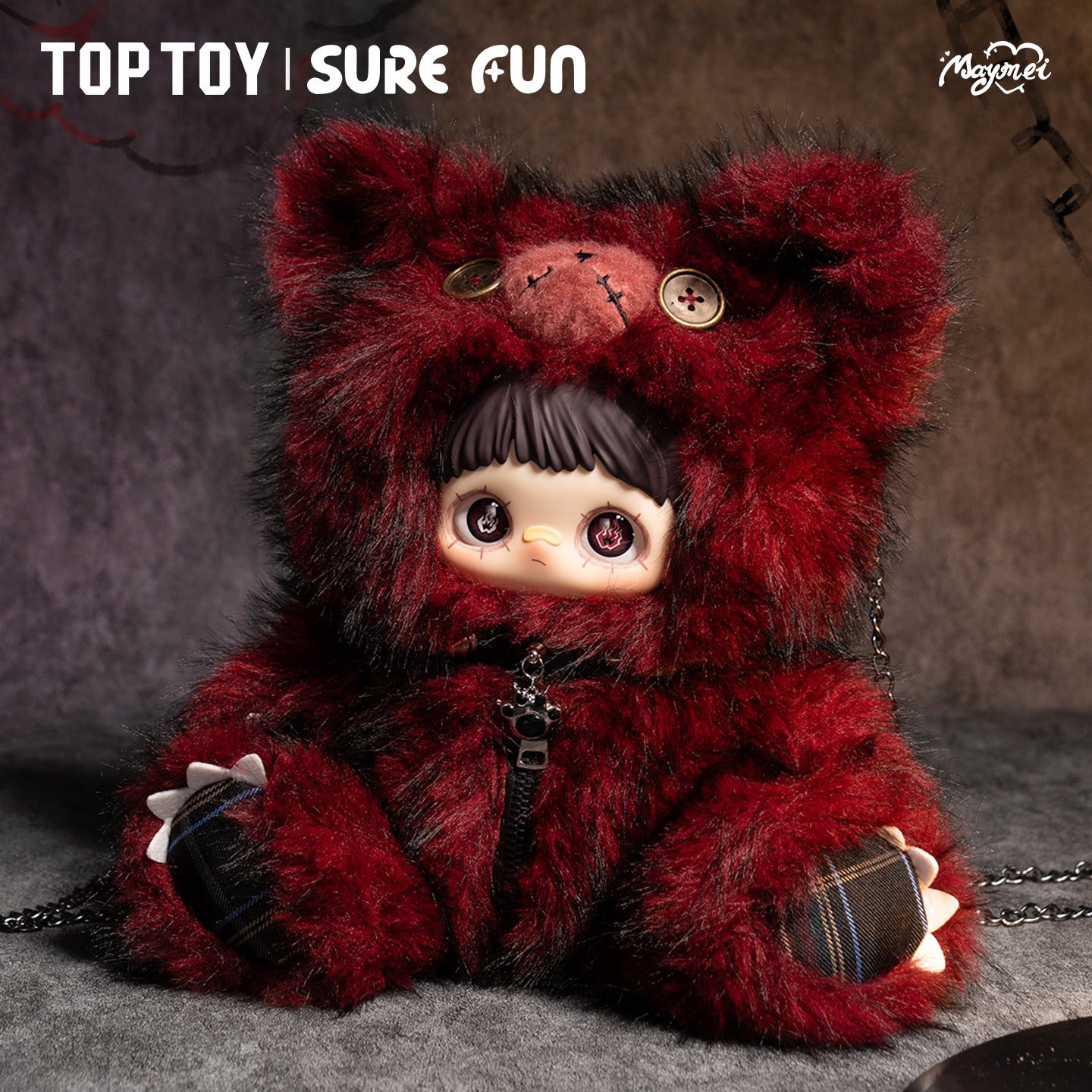 Kotak Buta Ransel Mewah Seri Boneka Pemberontak MAYMEI