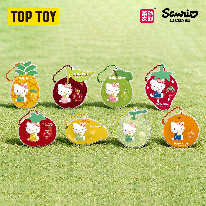 HELLO KITTY Sweet Fruit Stories Series Miniature Card Pendant