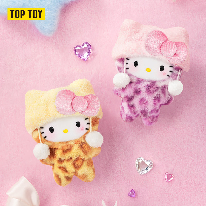 Hello Kitty Leopard Series Plush Charm Blind Box