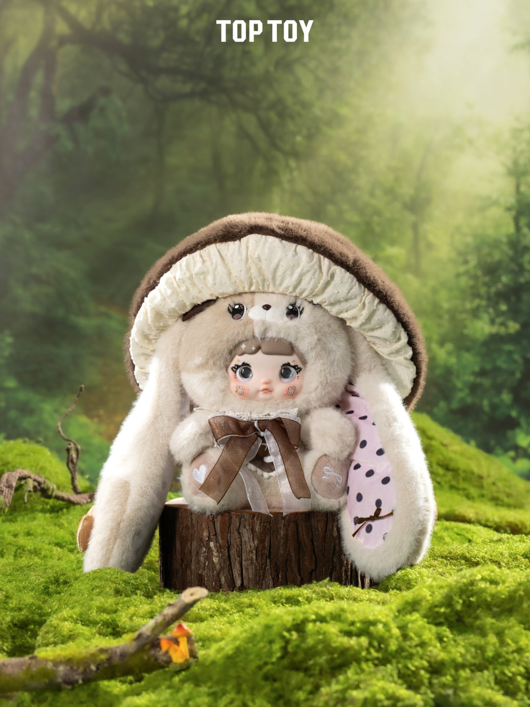 Nommi Mushroom Hat 400% シークレット Magic きのこ Nommi Mushroom Hat Series Plush Blind Box 400% – TOPTOY