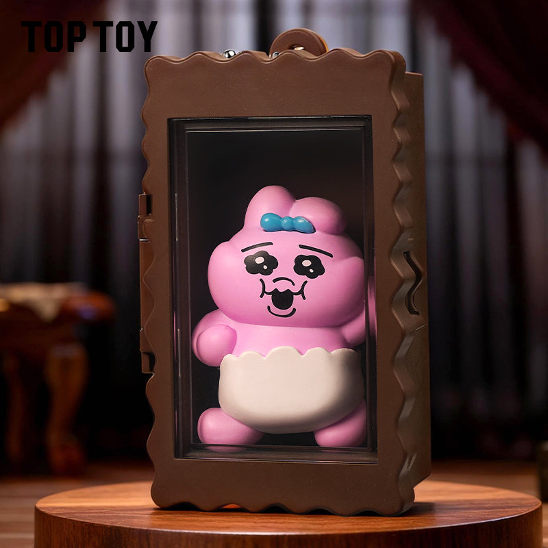 Scatola cieca portachiavi Opanchu Mianmian in miniatura della serie mondiale