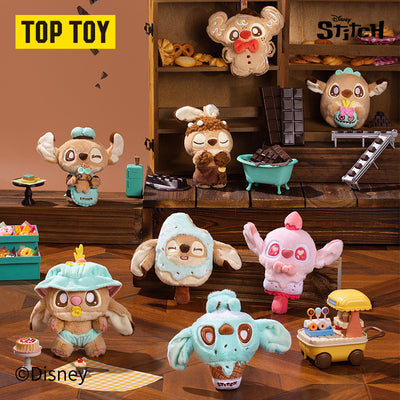 Disney Stitch Chocolate Factory Series Plush Charm Blind Box