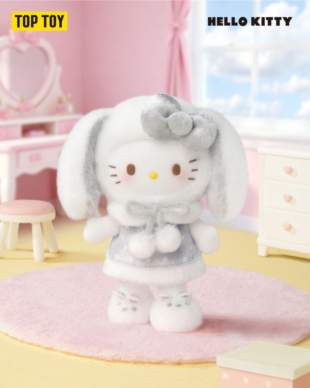 Hello Kitty Lop Ear Bunny Series Plush Pendant Blind Box