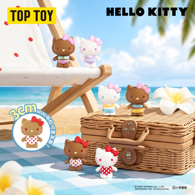 Hello Kitty Colorful Swimsuit Series Mini Figures Surprise Bag (5pcs/Bag)