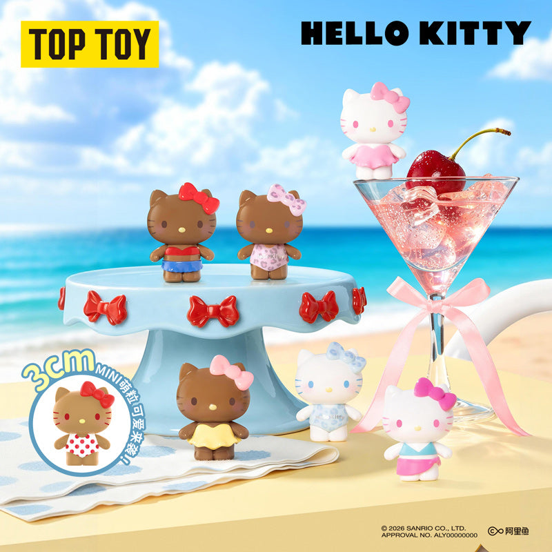 Hello Kitty Colorful Swimsuit Series Mini Figures Surprise Bag (5pcs/Bag)