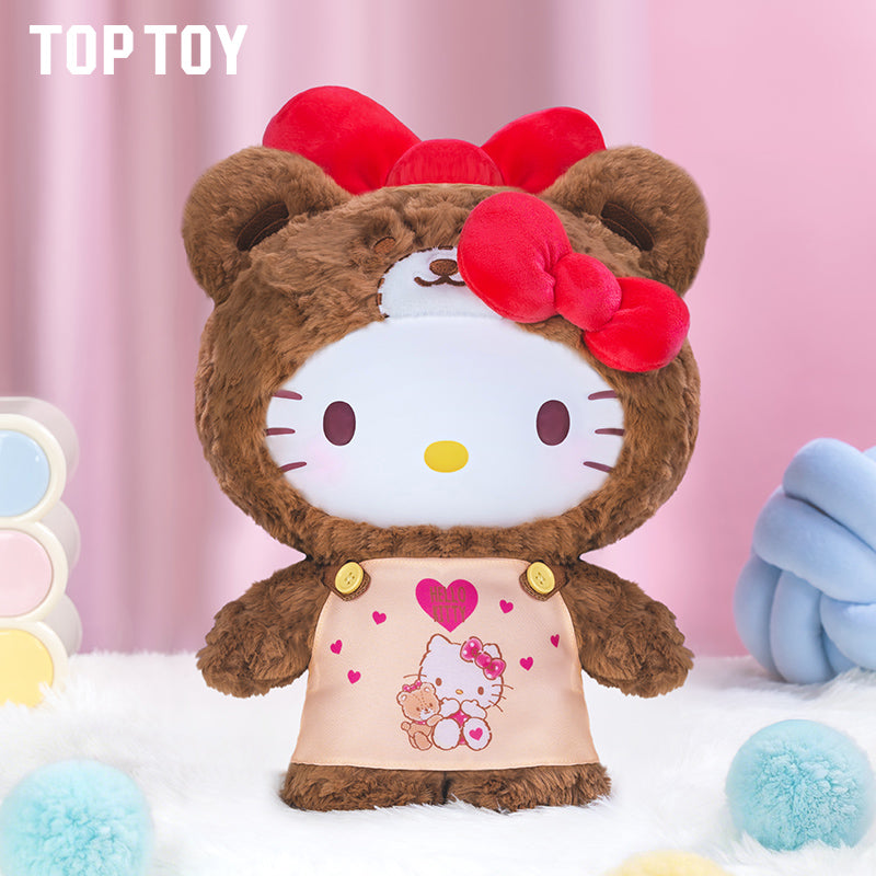 Hello Kitty Peach & Caramel Pajamas Series Plush Gift Figure 15inch