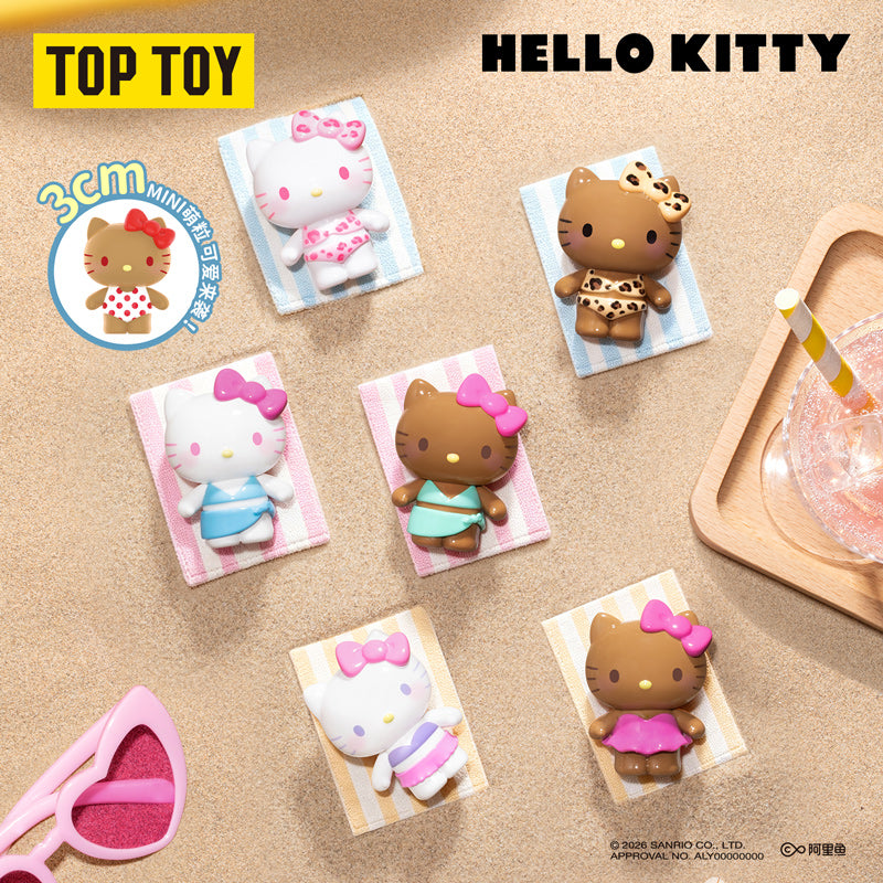 Hello Kitty Colorful Swimsuit Series Mini Figures Surprise Bag (5pcs/Bag)