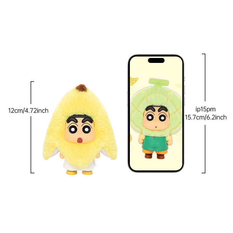 クレヨンしんちゃん フルーツコテージシリーズ ぬいぐるみ ブラインドボックス size 1