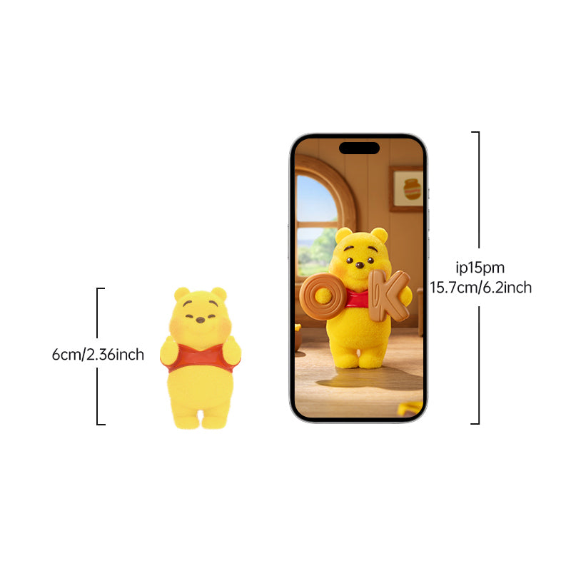 迪士尼小熊維尼表情系列盲盒 size 1
