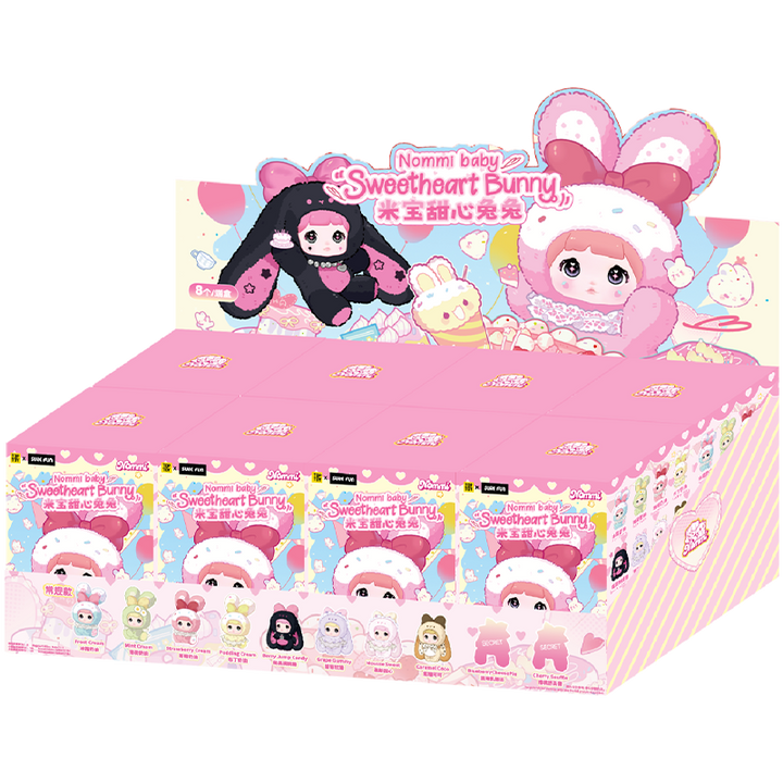 Nommi baby&sweetheart 3点セット Nommi Baby Sweetheart Bunny Plush Blind Boxes – TOPTOY