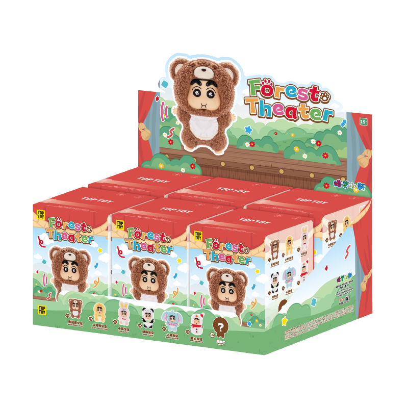 CRAYON SHINCHAN Forest Theater Series Vinyl Plush Blind Box