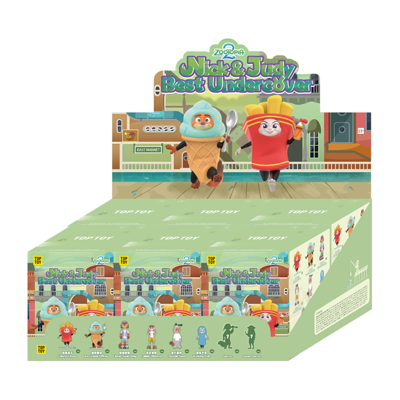 ZOOTOPIA 2 NICK & JUDY Best Undercover Series Figure Blind Box