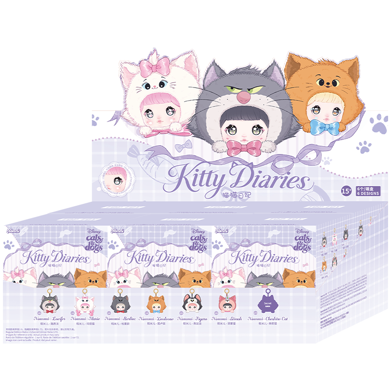 Nommi × Disney Kitty Diaries Series Plush Doll Blind Box