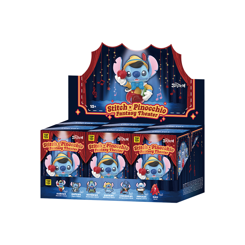 Disney Stitch × Pinocchio Fantasy Theater Series  Figures Blind Box