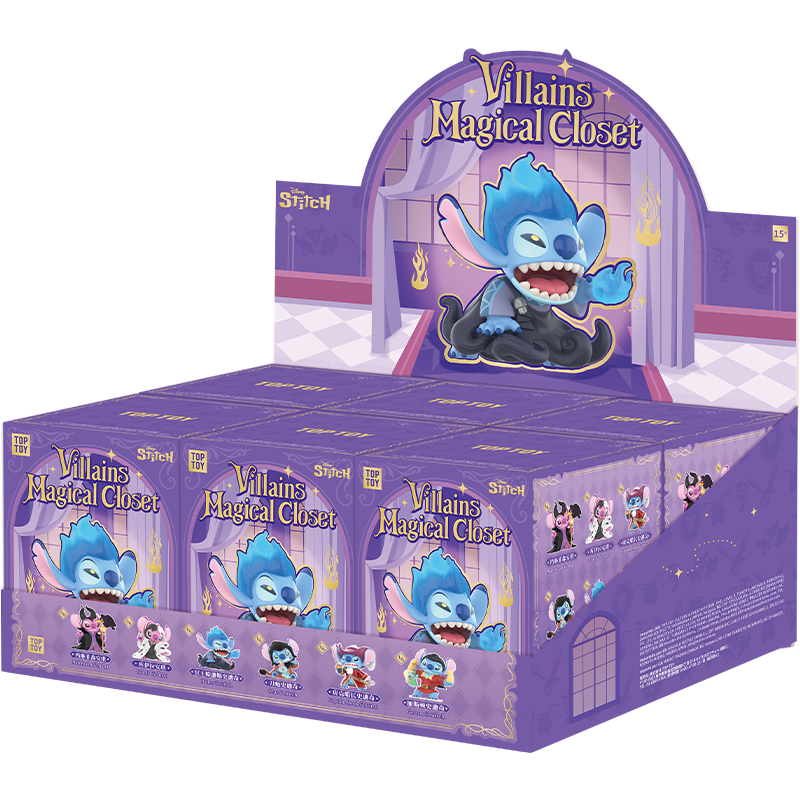 Disney Stitch & Angel x Villains Magical Closet Series Figures Blind Box