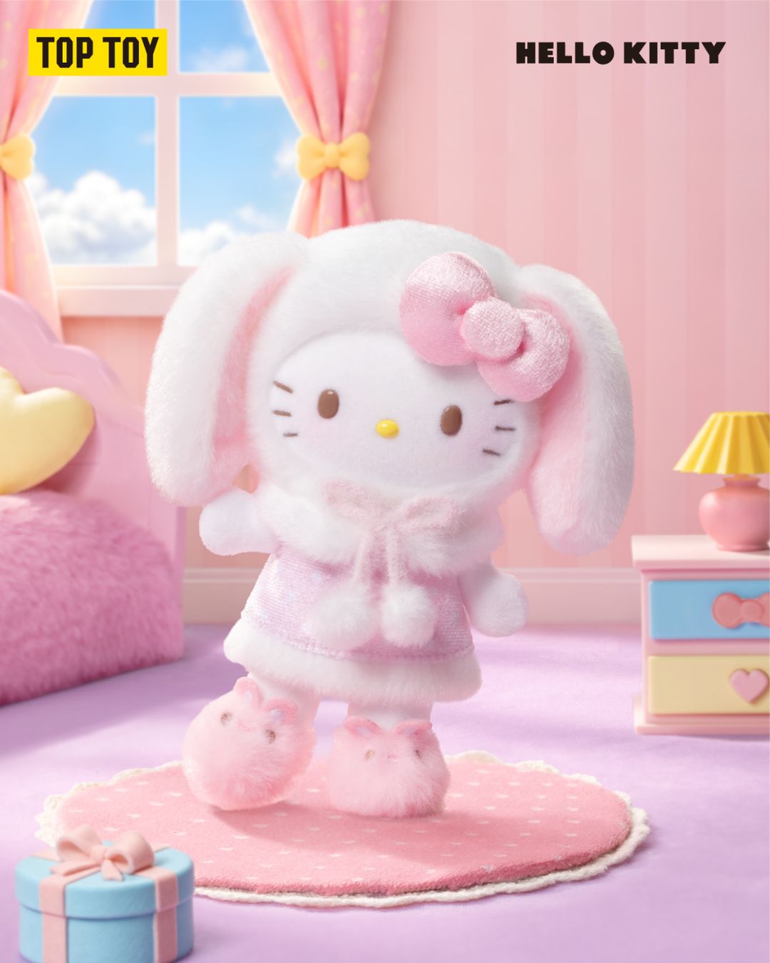 Hello Kitty Lop Ear Bunny Series Plush Pendant Blind Box