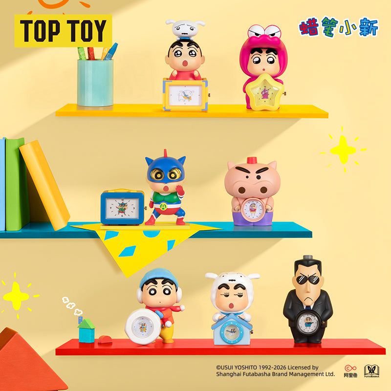 CRAYON SHINCHAN Action Time Series Clock Figurine Blind Box