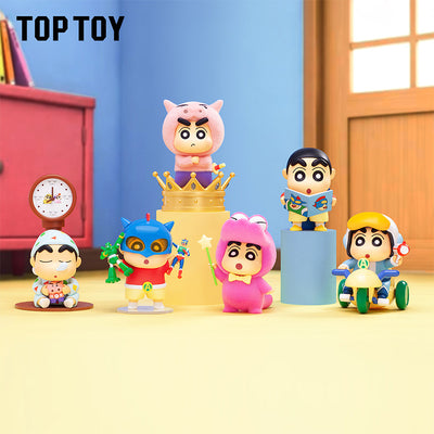 CRAYON SHINCHAN Dynamic Toy City Series Figures Blind Box