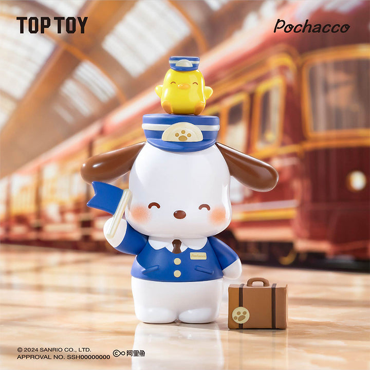 TOPTOY Pochacco Vintage Time Train Series Blind Box-Pochacco