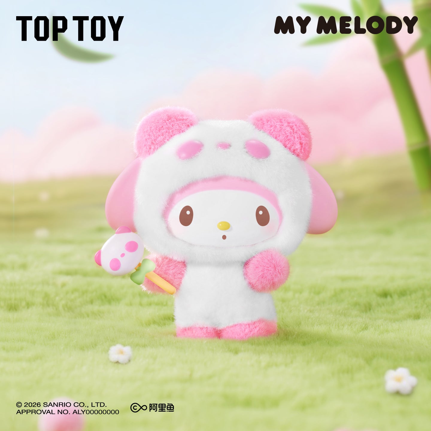 Sanrio characters Colorful Panda Series Figures Blind Box