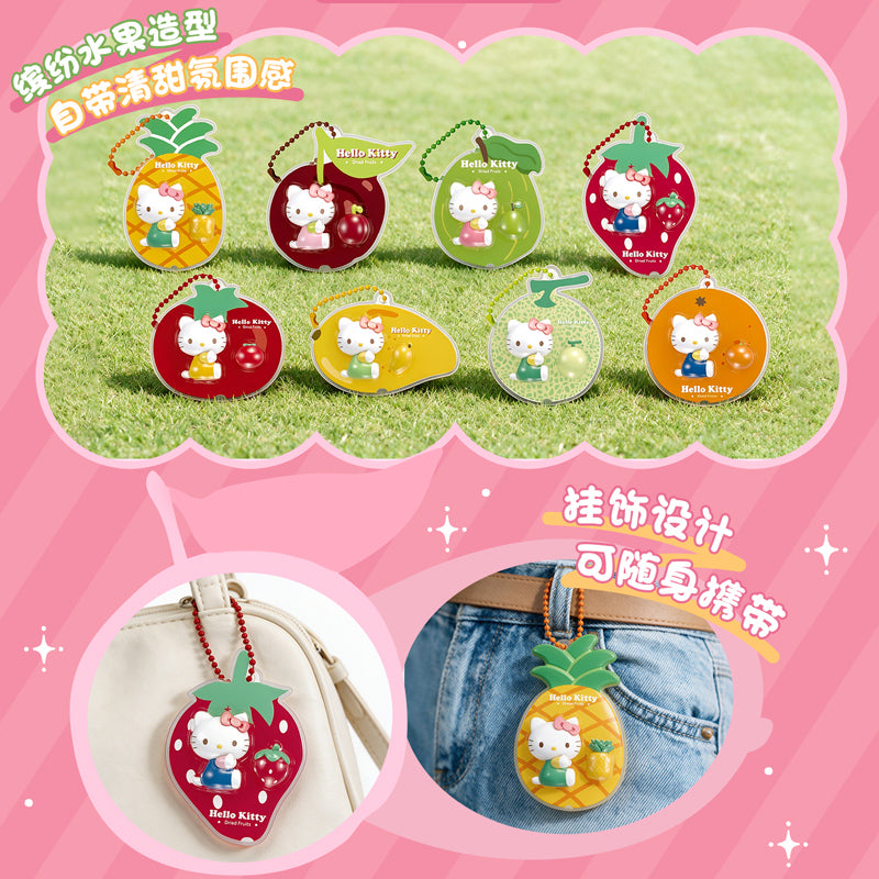 HELLO KITTY Sweet Fruit Stories Series Miniature Card Pendant