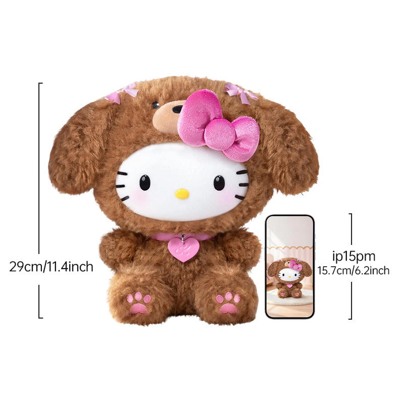 Hello Kitty Lucky Dachshund & Comfort Poodle Series Plush Figure 400% size 1