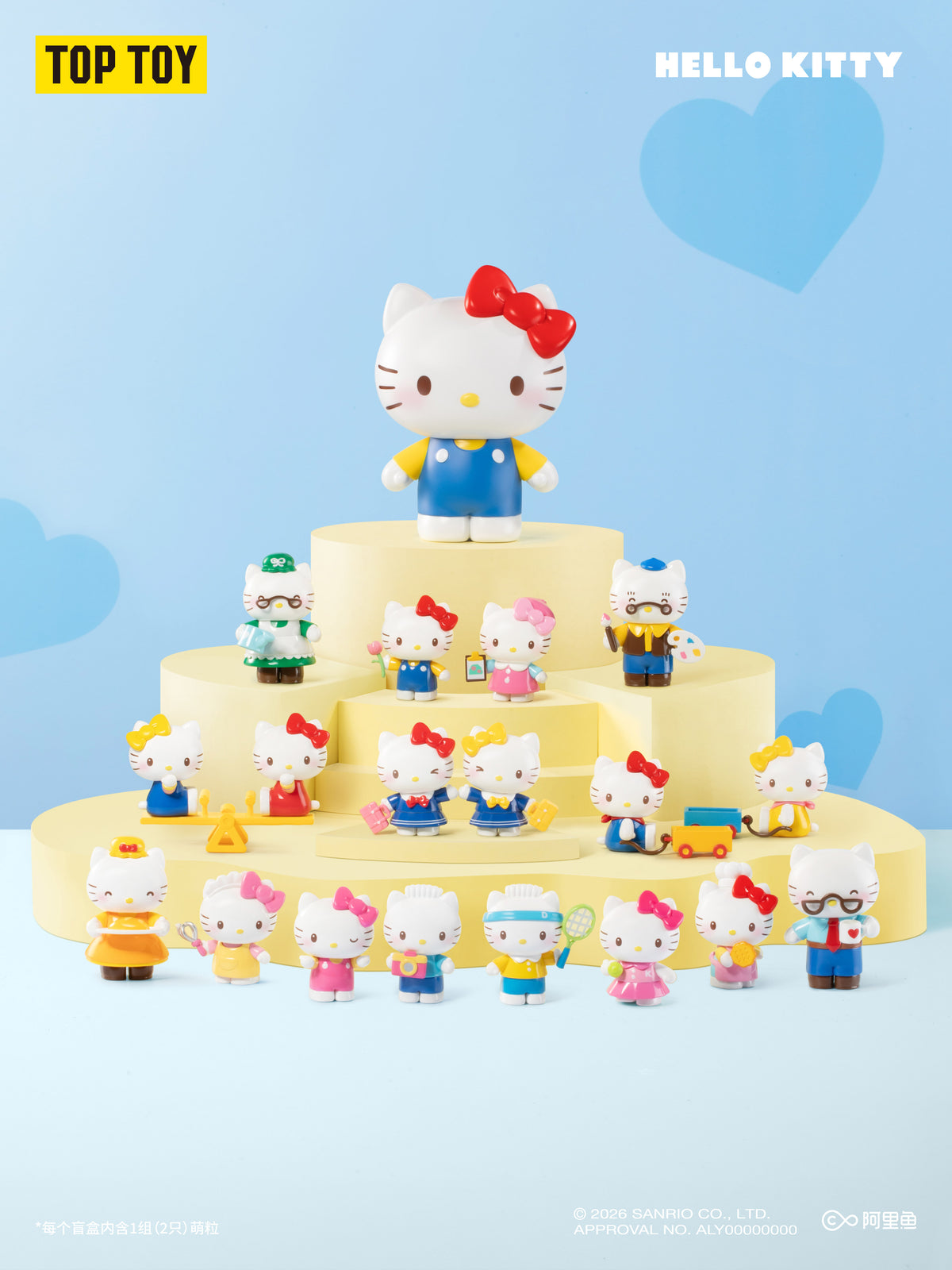 Hello Kitty Little Family Series Figures Blind Box