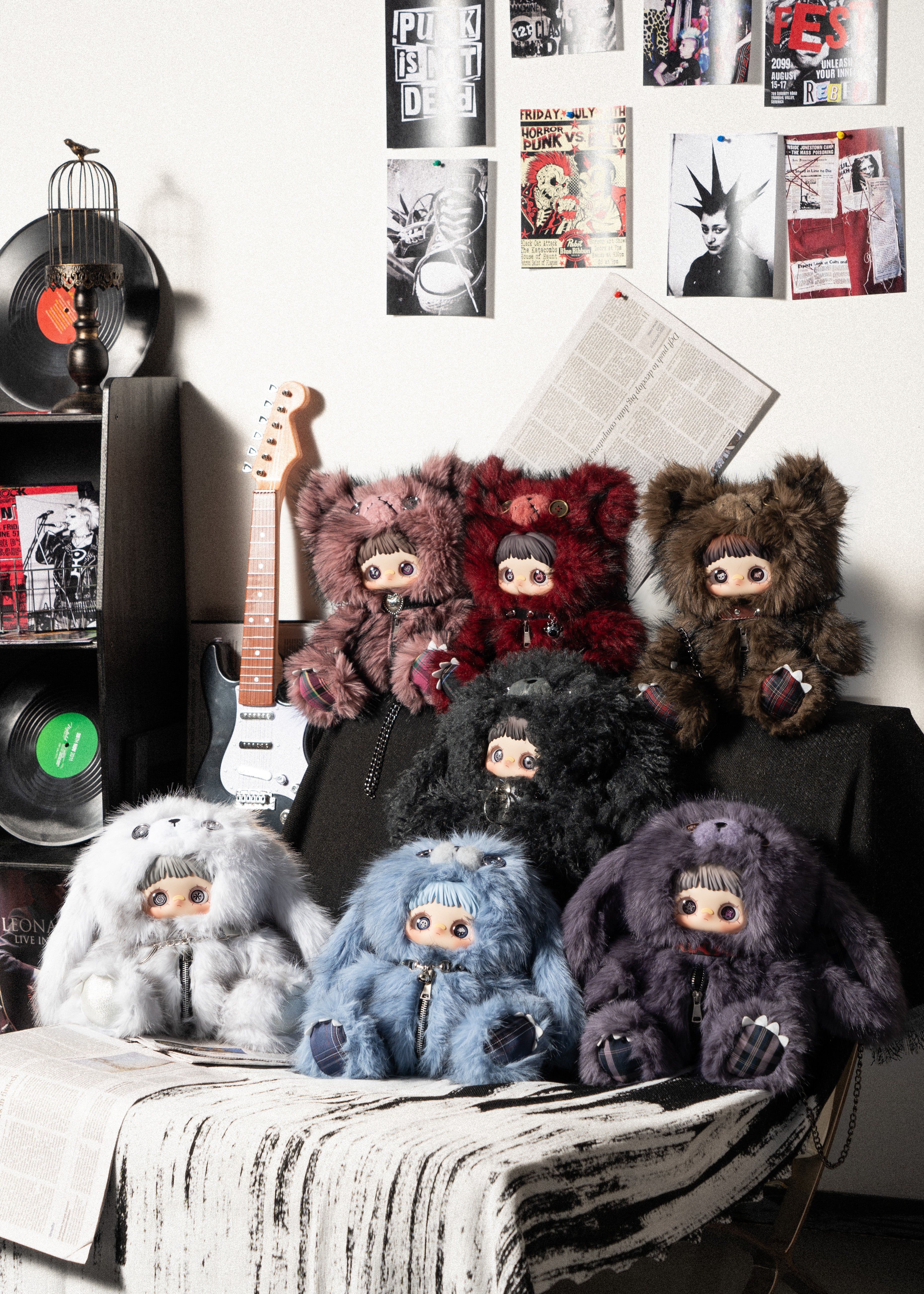 MAYMEI Rebel Doll Series Plush Backpack Blind Box – TOPTOY