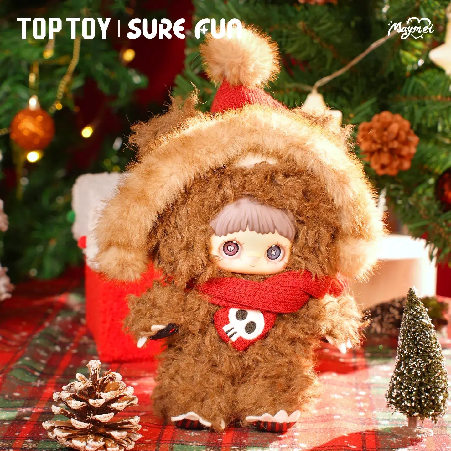 MayMei Winter Weirdness Series Keychain Plush Blind Box