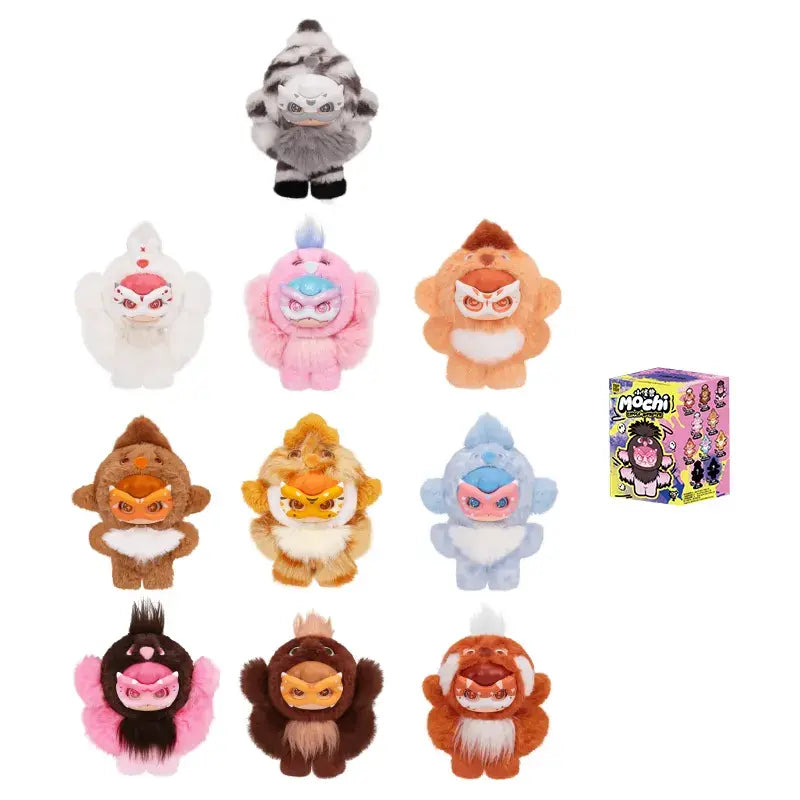 Mochi Little Monster Series Plush Keychain Blind Box