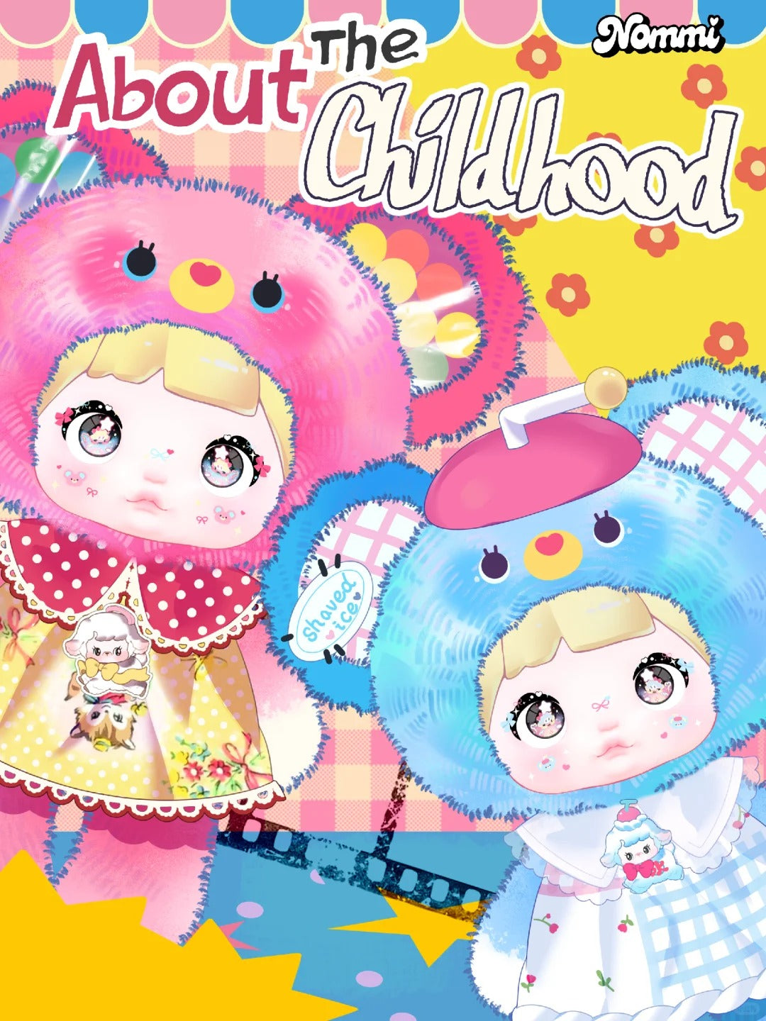 NOMMI Informazioni sulla scatola cieca con ciondolo in peluche della serie Childhood