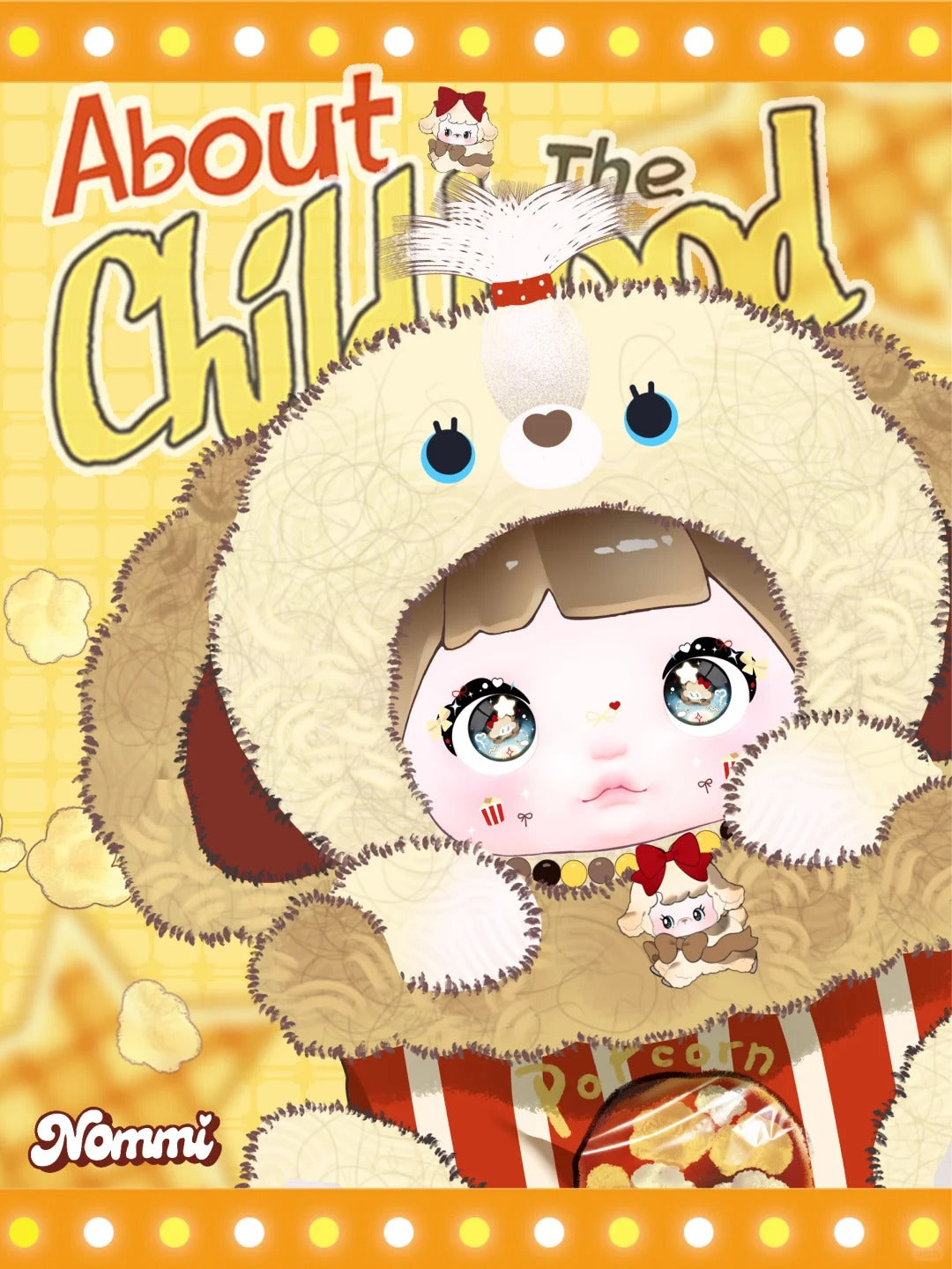 NOMMI Informazioni sulla scatola cieca con ciondolo in peluche della serie Childhood