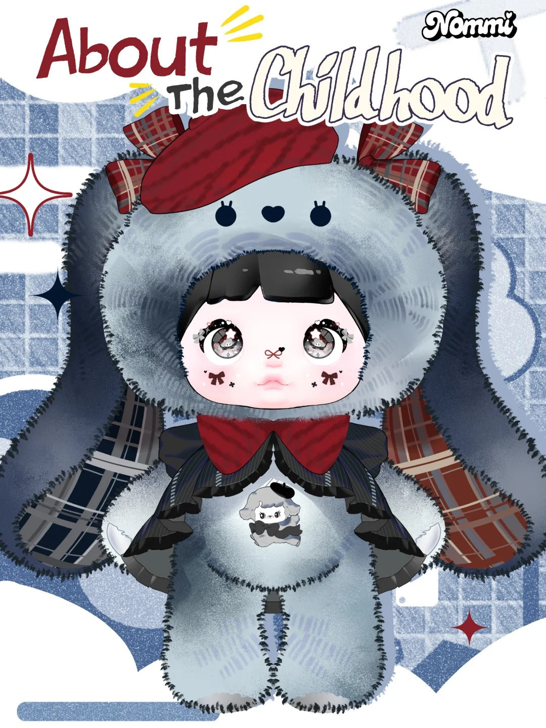 NOMMI Informazioni sulla scatola cieca con ciondolo in peluche della serie Childhood