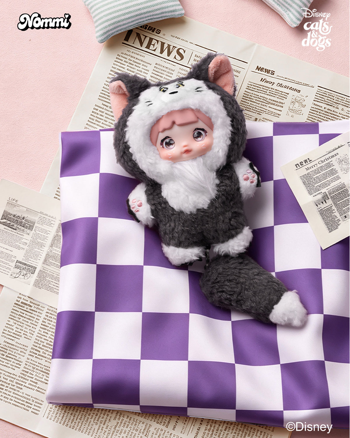 Nommi × Disney Dreamy Cat Tales Series Plush Doll Blind Box