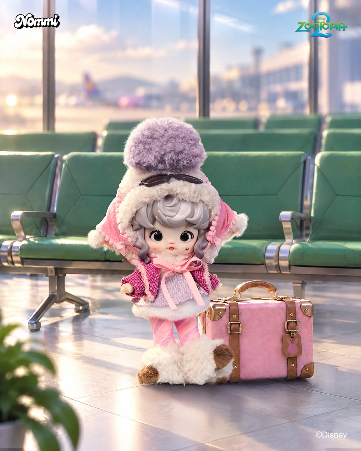 Nommi × Zootopia Metropolis Adventure Series 5-Joint Articulated Doll Blind Box