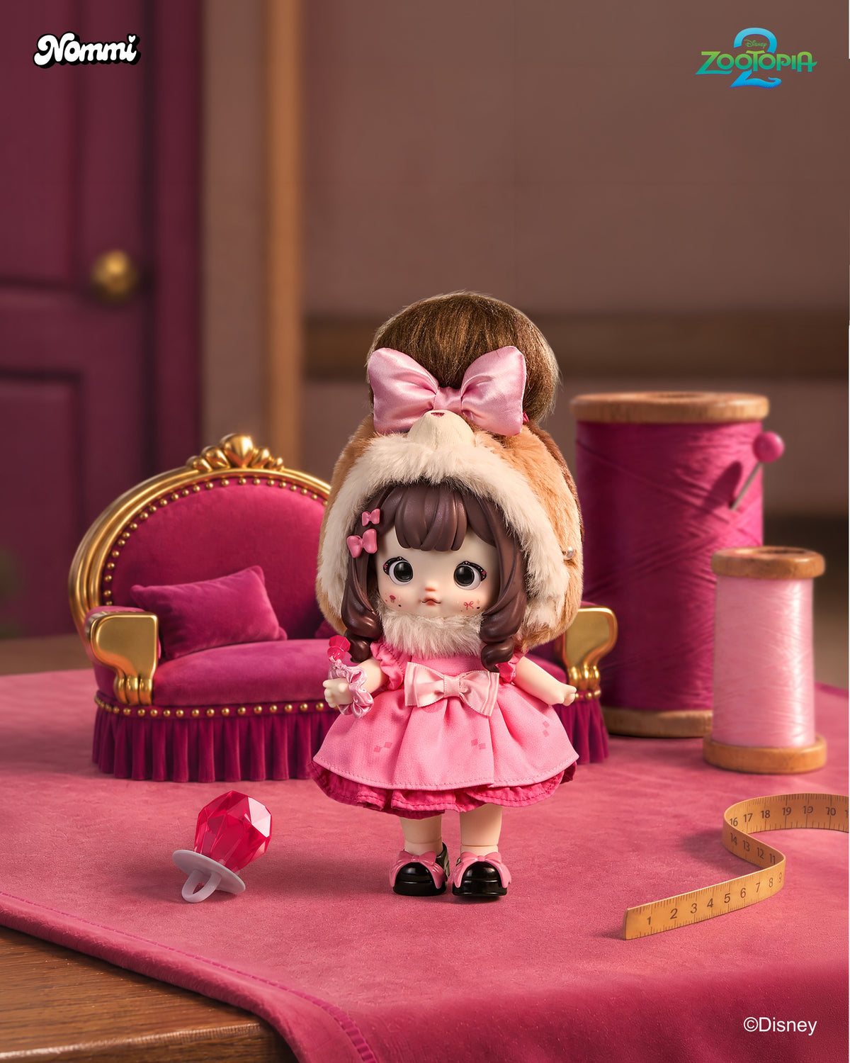 Nommi × Zootopia Metropolis Adventure Series 5-Joint Articulated Doll Blind Box