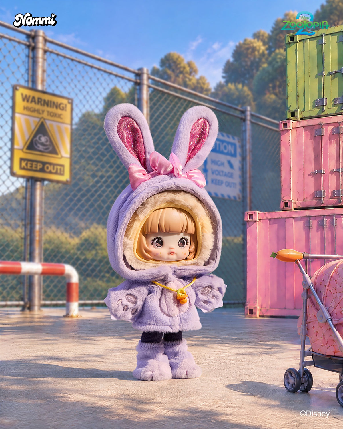 Nommi × Zootopia Metropolis Adventure Series 5-Joint Articulated Doll Blind Box