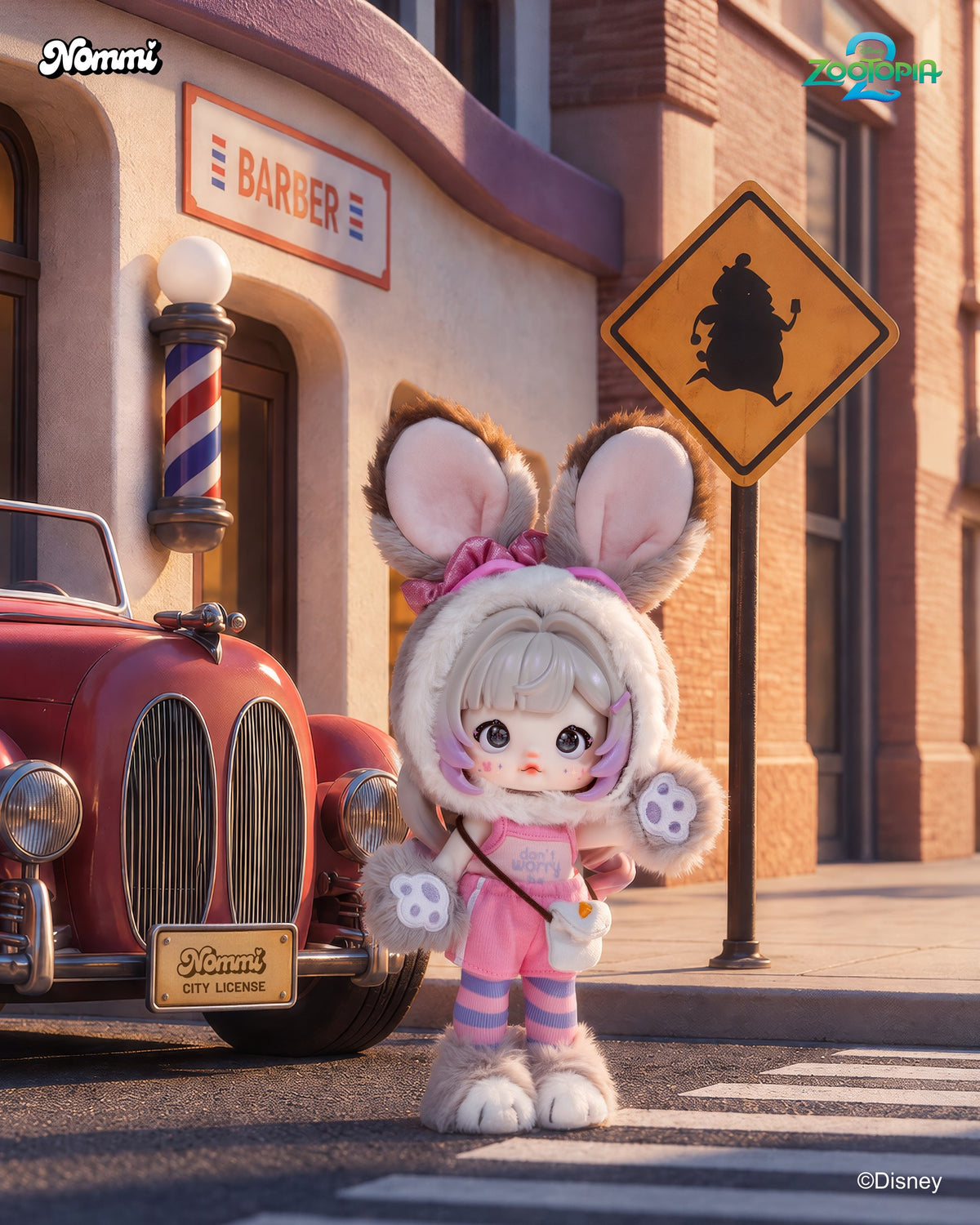 Nommi × Zootopia Metropolis Adventure Series 5-Joint Articulated Doll Blind Box