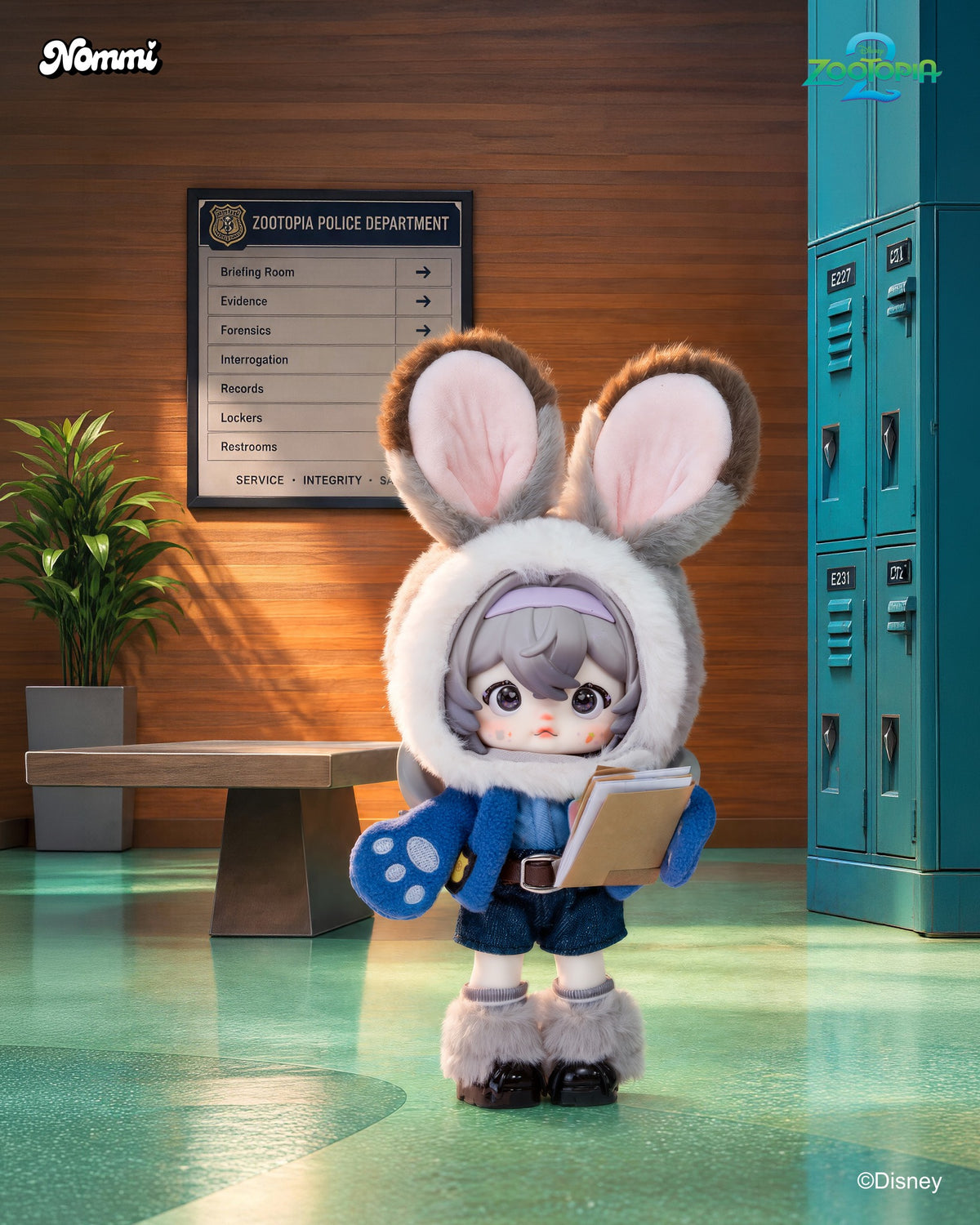 Nommi × Zootopia Metropolis Adventure Series 5-Joint Articulated Doll Blind Box