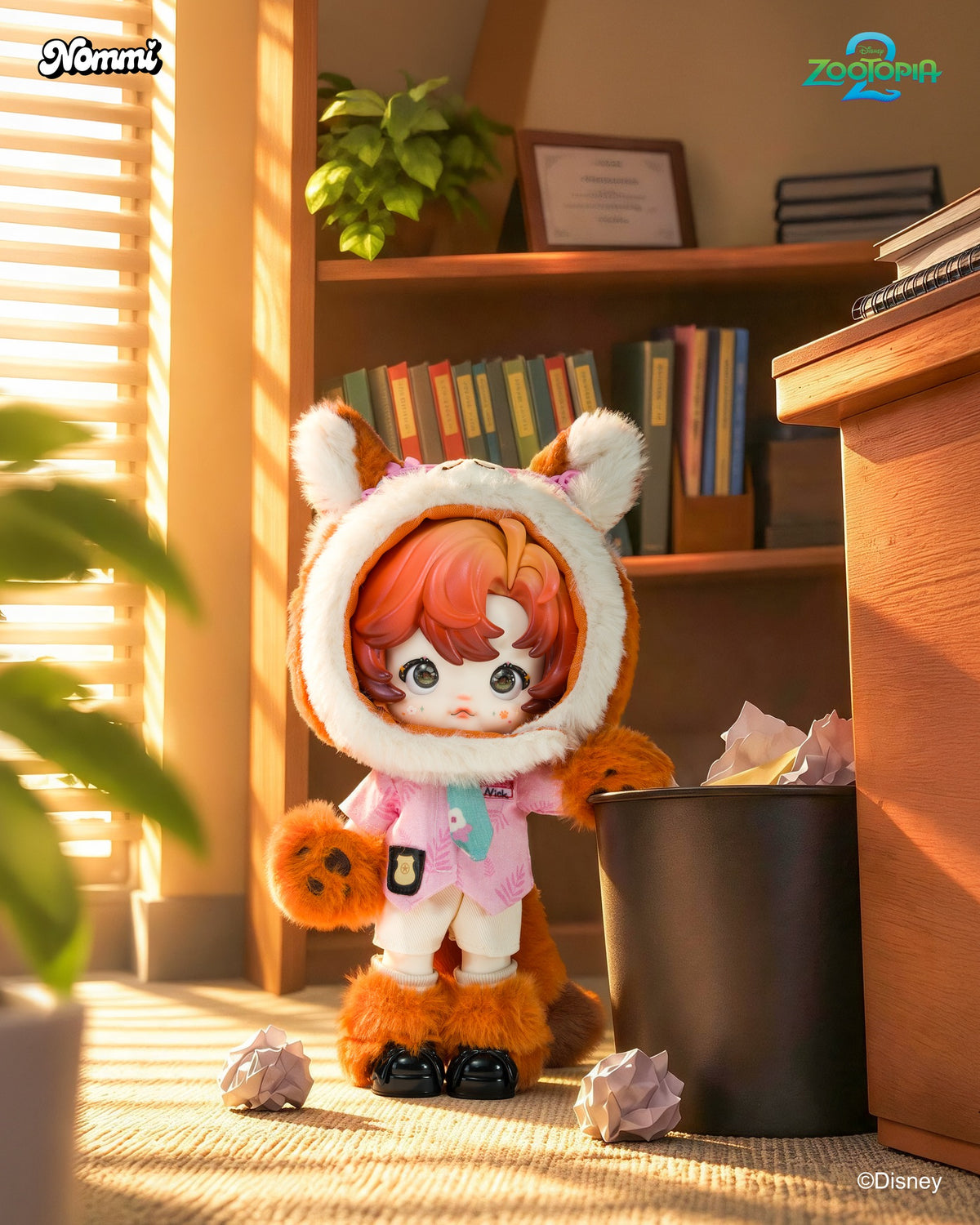 Nommi × Zootopia Metropolis Adventure Series 5-Joint Articulated Doll Blind Box