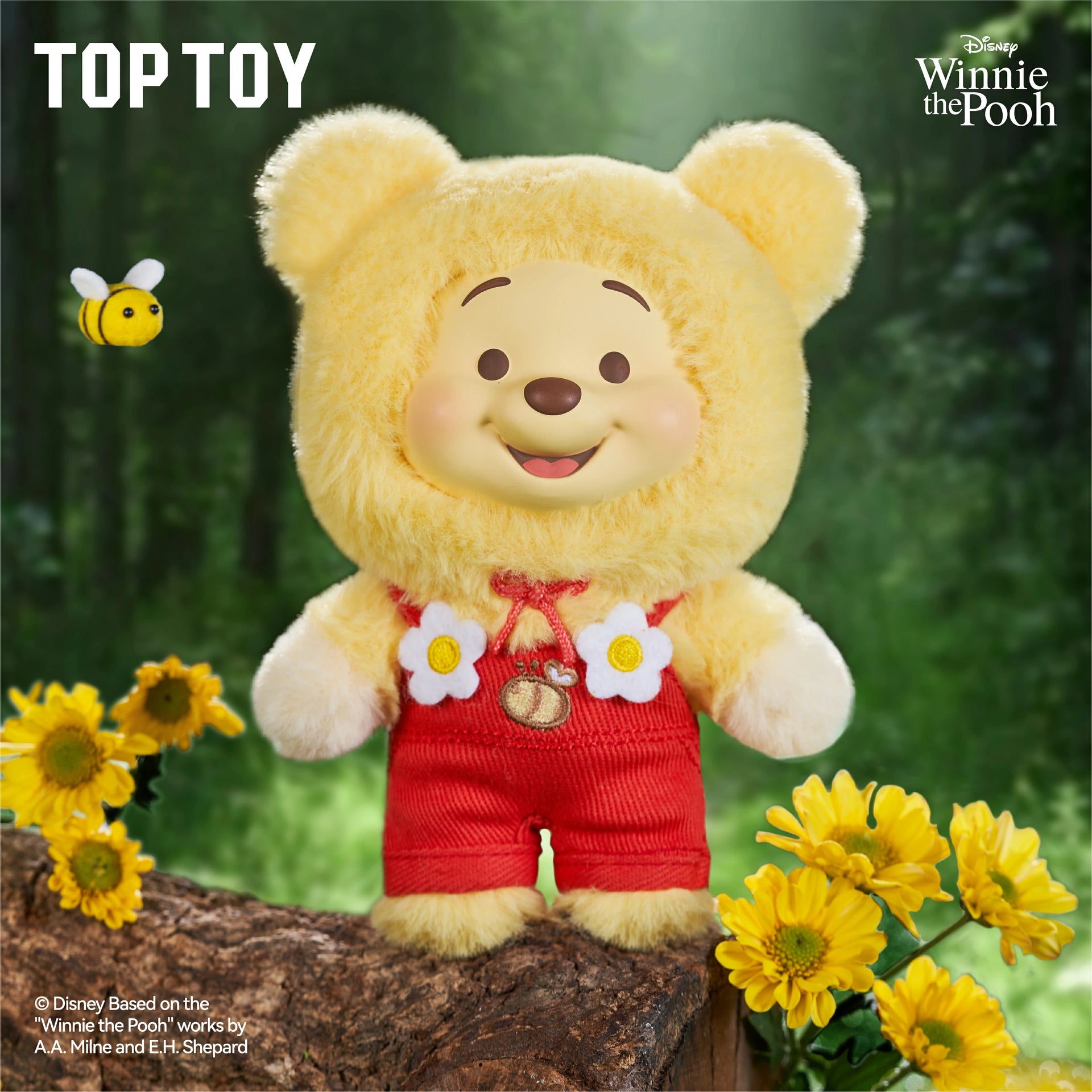 Winnie the Pooh Candy Series Plush Keychain Blind Box