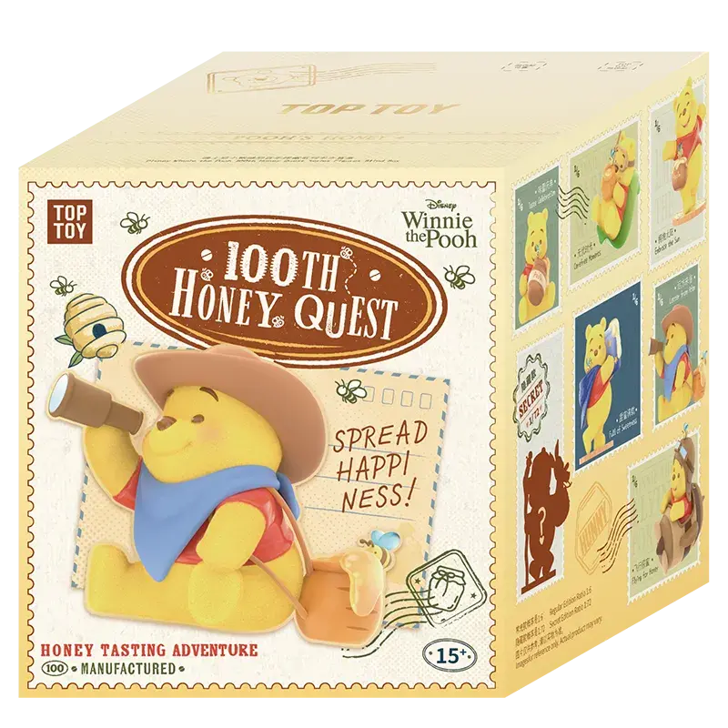 Kotak Buta Gambar Seri Honey Quest ke-100 Disney Winnie the Pooh