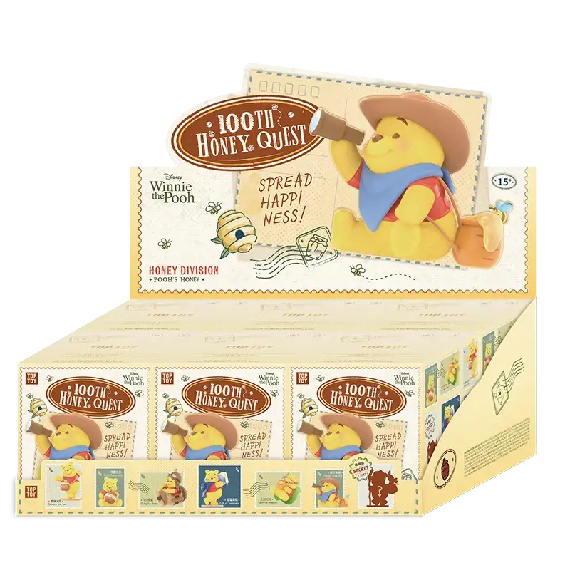 Kotak Buta Gambar Seri Honey Quest ke-100 Disney Winnie the Pooh