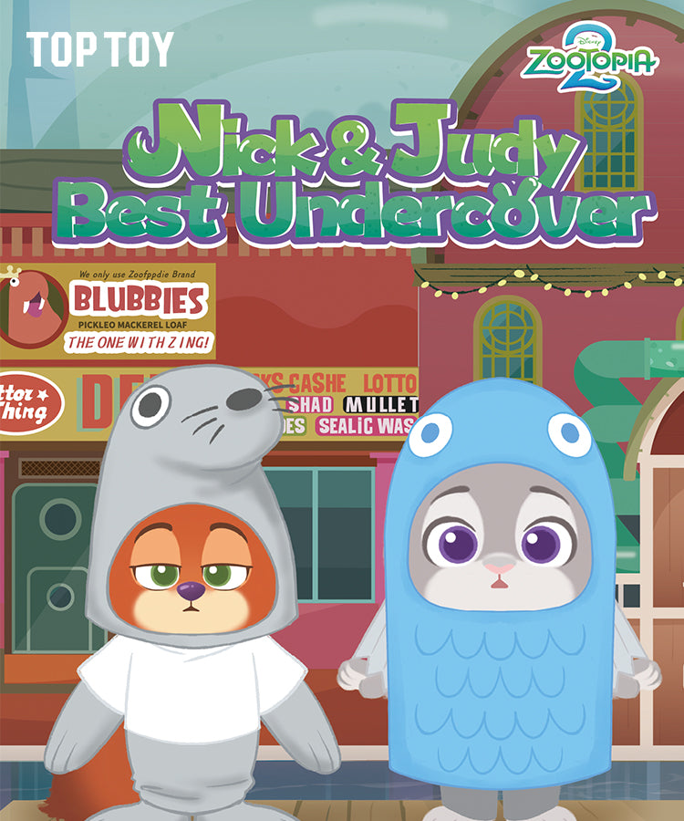 TOPTOY_DISNEY_ZOOTOPIA_2_NICK_JUDY_Best_Undercover_Keychain_Series_Figure_Blind_Box_2