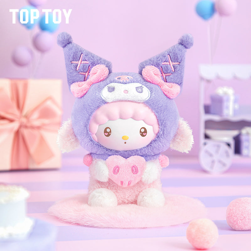 TOPTOY Sanrio Characters Kuromi Party Keychain Series Plush Blind Box My Sweet Piano