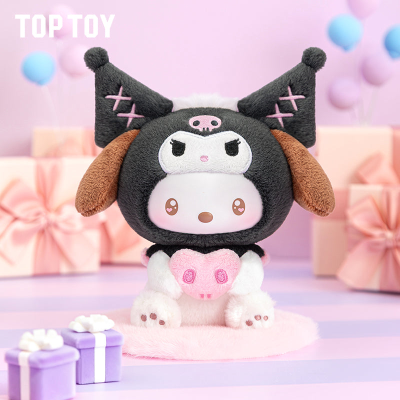 TOPTOY Sanrio Characters Kuromi Party Keychain Series Plush Blind Box Pochacco