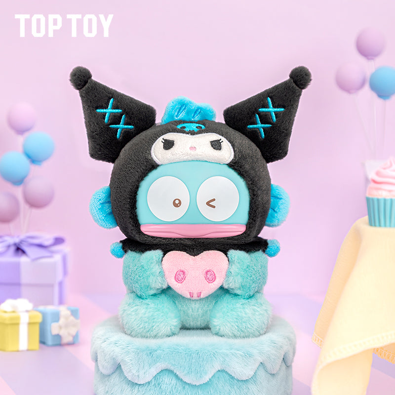 TOPTOY_Sanrio_Characters_Kuromi_Party_Keychain_Series_Plush_Blind_Box_Purple_Hangyodon
